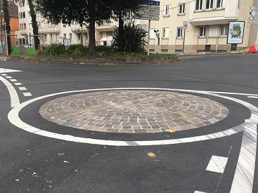 Création d'un Rond Point Cubstone à Saint-Maurice(94)